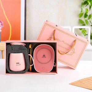 Holiday Gift set Luxury Coffee Mug Table Top USB Charging(Any Color)